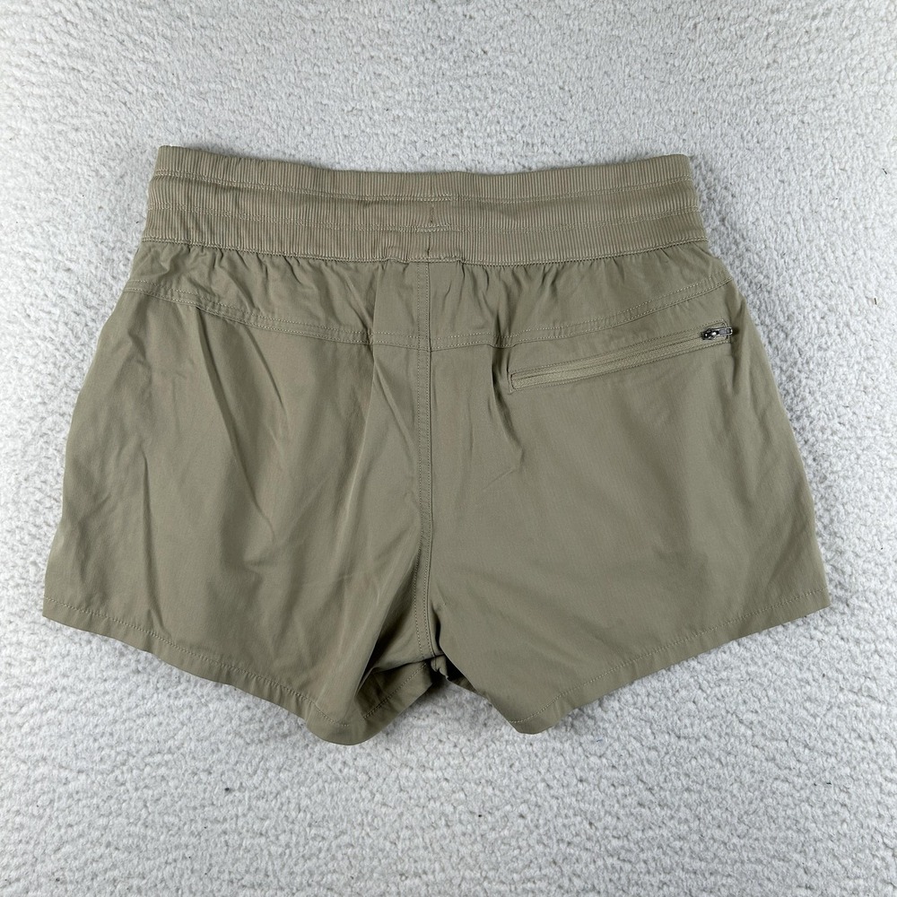 The North Face Shorts Womens Size Medium Beige Quick Dry Hiking Athletic 4" - Picture 2 of 15